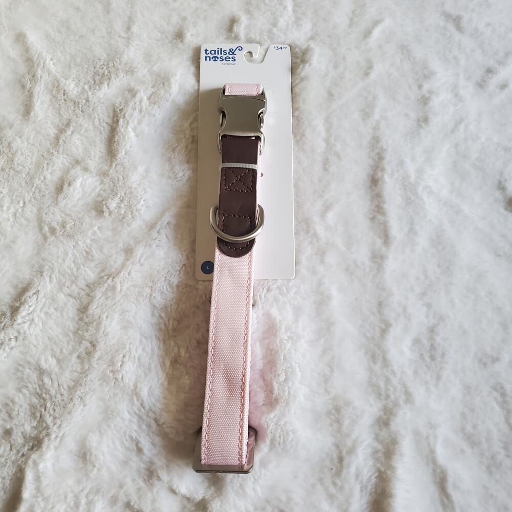 Tails & Noses Dog Collar Pink